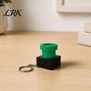 Keychain Fidget Toy 3D Printed Water Pipe Clicker with Keychain, Stress Relief Finger Portable Reliever Toy, Mini Keyring for Backpack Charm Gadget