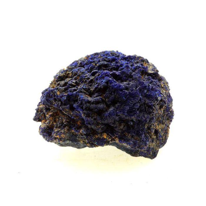Pierres et Minéraux. Chessylite ( Azurite ). 25.5 ct. Chessy-les-Mines, France.