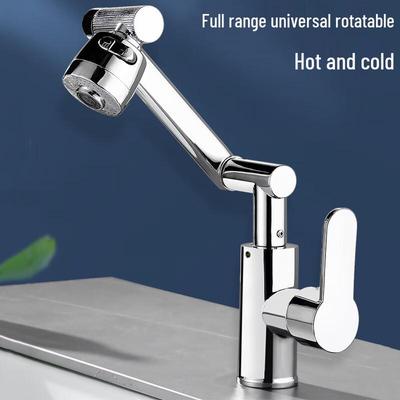 Robinet de Lavabo Universel Pivotant Chaud & Froid Honggong