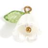 10PCs Multicolor Resin Charms 3D Lily Of The Valley Flower Gold Color Metal Pendants DIY Earrings Women Jewelry 14.5mm x 14mm