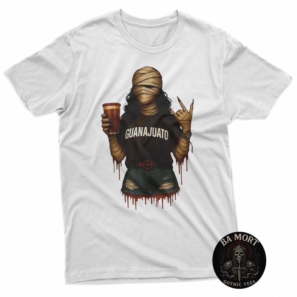 Guanajuato Mummy Girl Aesthetic Halloween Mexico Vibes T-Shirt XL