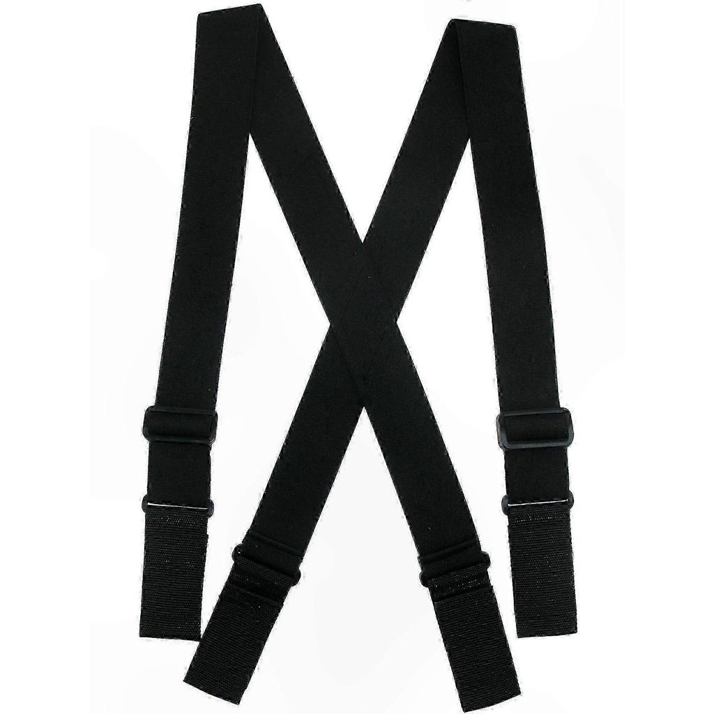 Heavy Duty Elastic Support Suspenders with Hook & Loop Ends for Men