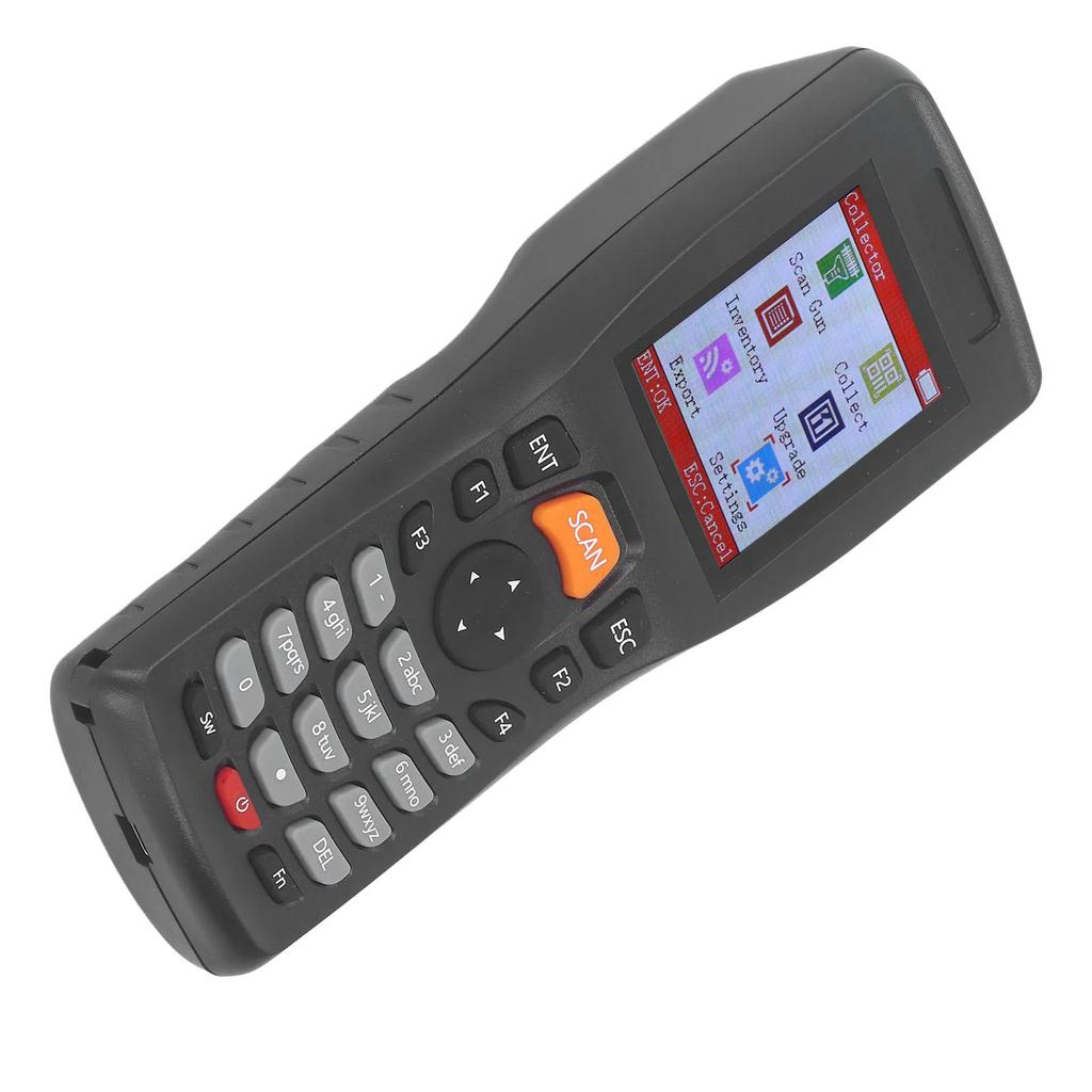 1D Barcode Scanner 2.4GHZ Wireless Data Collector Portable Inventory Scanner 2.2 Inch Color Screen Portable Inventory Scanner