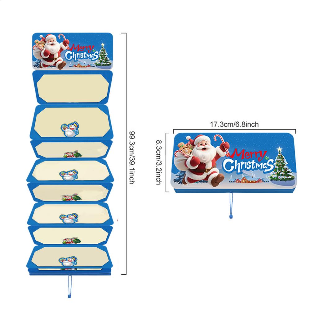 Christmas Money Holder with 10 Slots Santa Cash Holder Party Supplies for Men Women Boys Girls Teens Family Friends