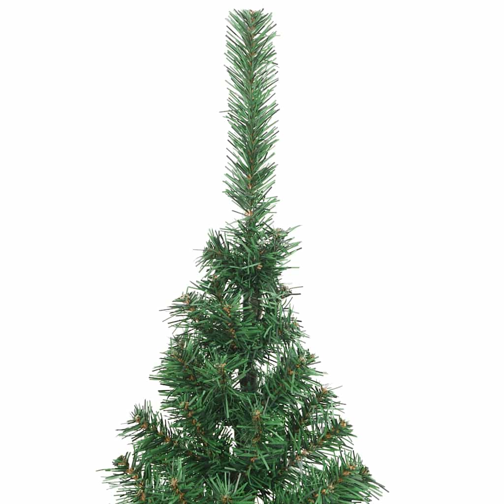 Artificial Pre lit Christmas Tree Green 210 cm PVC