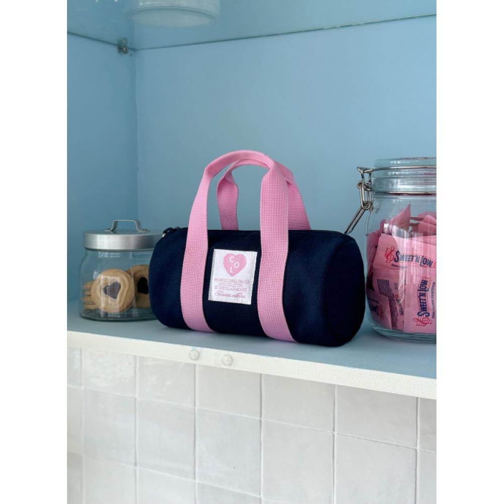 

COLLAGEVACANCE Heart Logo Duffle Pouch Mini Bag сумка сумка темно-синяя NONE