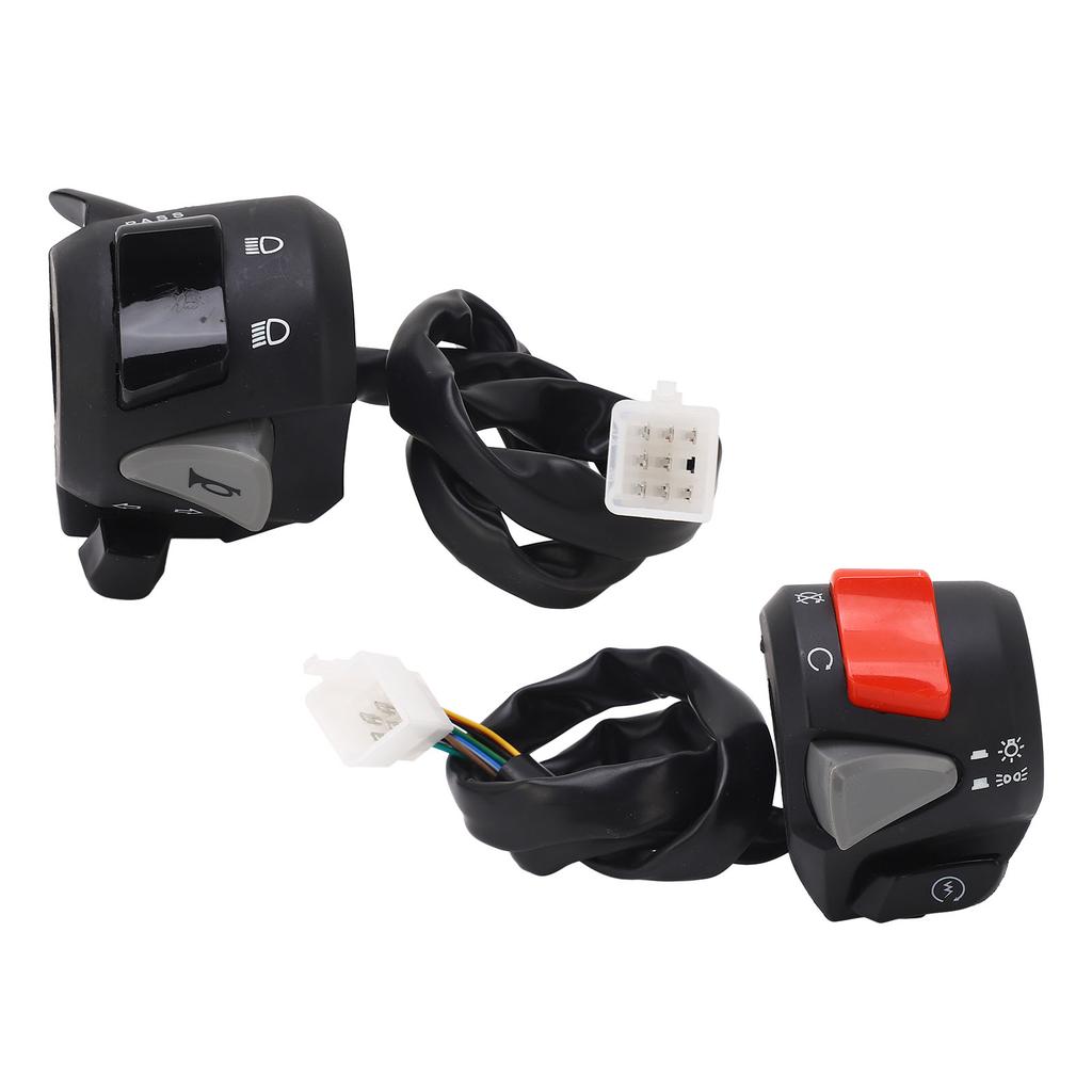 Interruptor de Manillar de Motocicleta 7 8in Señal de Giro Claxon Luz Alta Baja Botón de Interruptor de Arranque Parada para PCX 160 150
