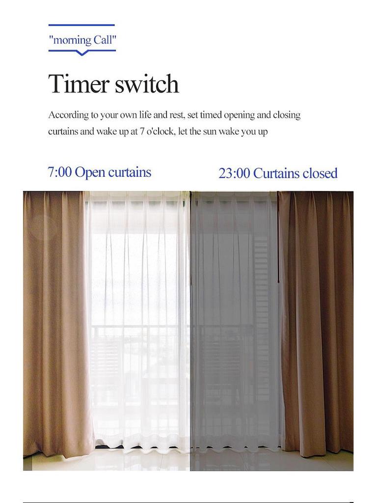 Smart WiFi Curtain Motor: Voice-Controlled Electric Curtain Companion