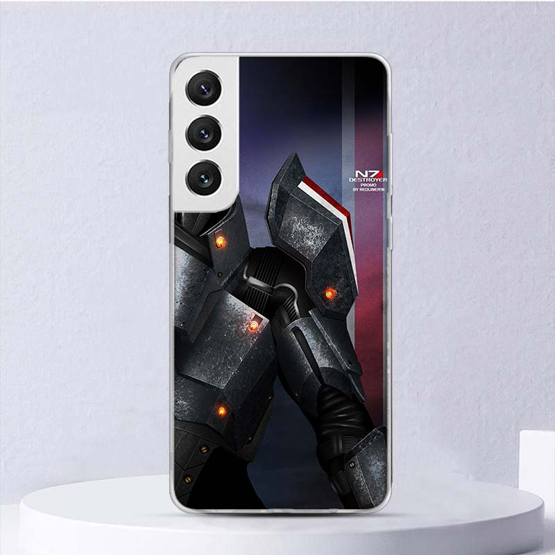 N7 Mass Effect Soft Case For Samsung Galaxy S25 S24 S23 S22 Ultra Phone Cover S21 S20 FE S10 Plus S25Edge + Funda Coque