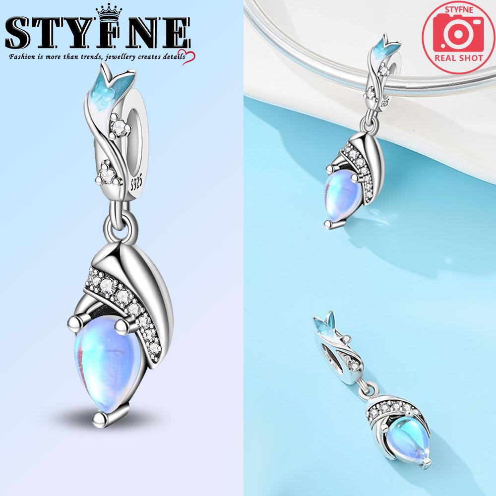 Copper Marine Life Blue Blue Wave Jellyfish And Butterfly Perfume Bottle Charms Beads Fit Diy Bracelets Jewelry