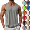 Men's Lightweight Sleeveless Tank Top Breathable Quick Dry Fitness Gym Vest for Summer Outdoor Sports Training and Casual Wear