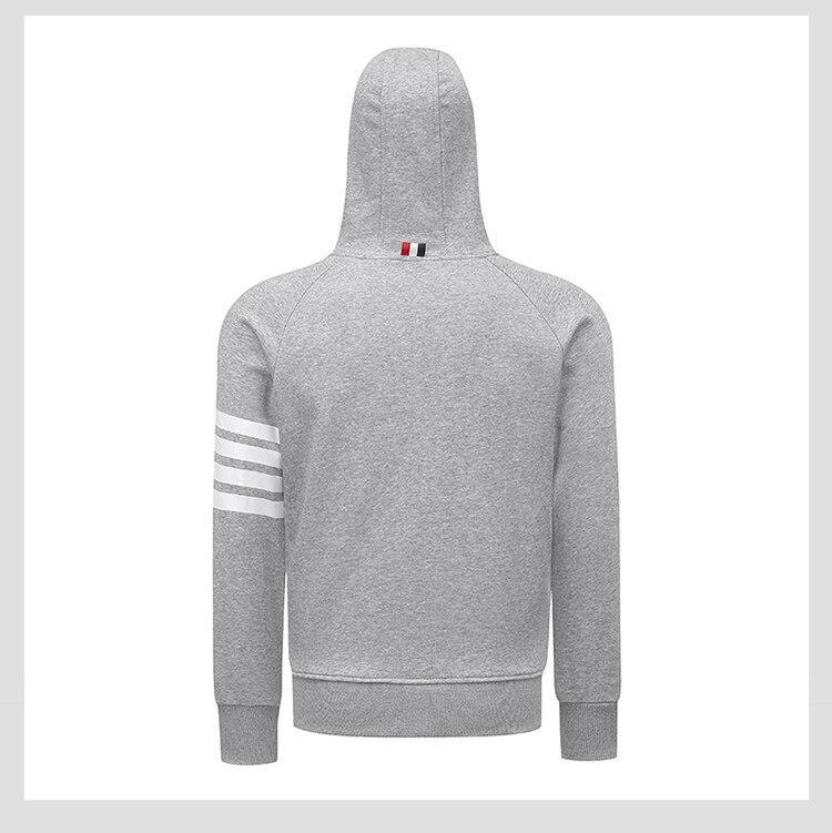 THOM BRIELLE Plus Velvet Four-Bar Sweater: Thick, Warm, Trendy Casual Jacket