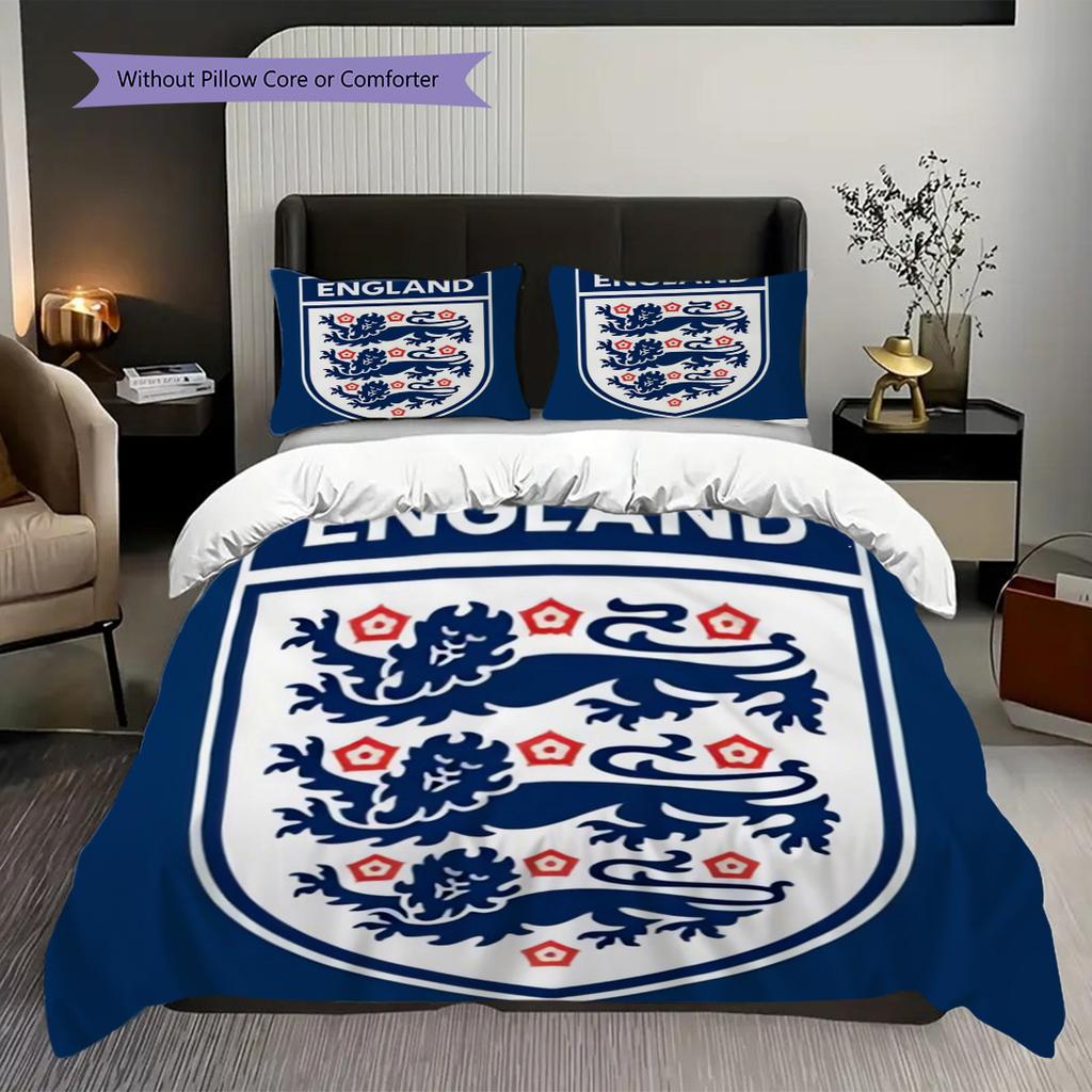 Porto Football Club Emblem Bedding (1 * duvet cover + 2 * pillowcase, without core) 2D Flat Christmas birthday gift Duvet cover and pillowcase