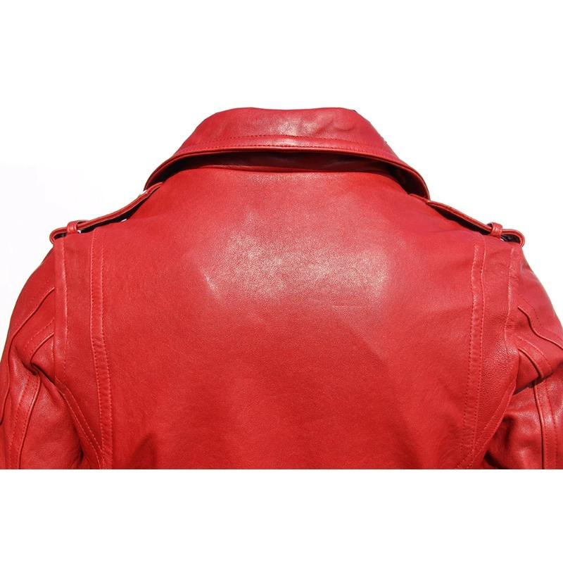 Chinese Size Soft Thick Sheepskin Genuine Leather Jacket Men Motocycle Biker Jackets Men Leather Jacket Riding Coat Winter Clothes Autumn