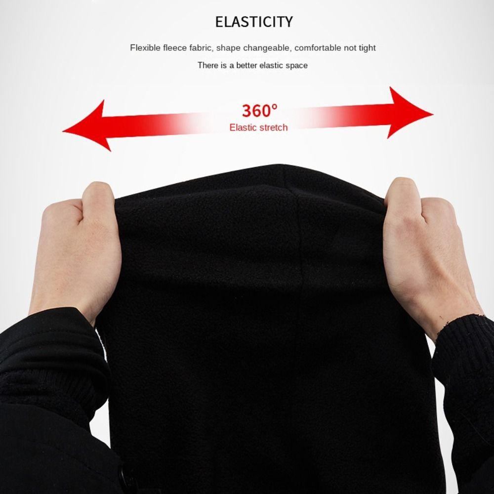 Winter Windproof Skiing Face Mask Dustproof Hood Cap Portable Full Face Neck Mask Outdoor Sports