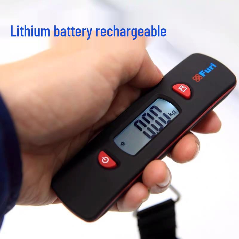 Rechargeable 50kg Handheld Luggage and Fishing Scale