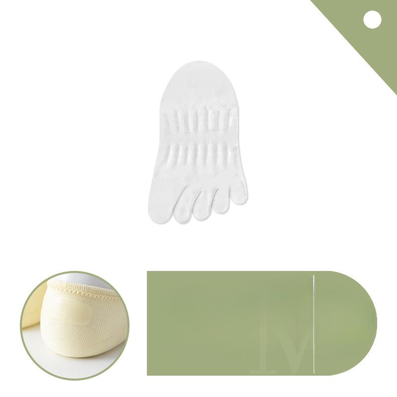 

Женские короткие носки с пятью пальцами, летние тонкие сетчатые дышащие с массажной подошвой, противоскользящие и не сползающие с пятки, носки-лодочки с раздельными пальцами 1 pair