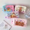 Plush Animal Pencil Case Large Capacity Pencil Pouches Zippered Closure Pen Organiser Bag For Office School Supplies