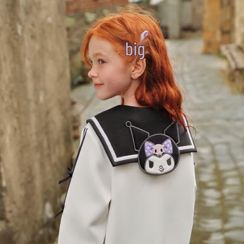 DAVE & BELLA Kuromi Collaboration Girls' Knit Cardigan