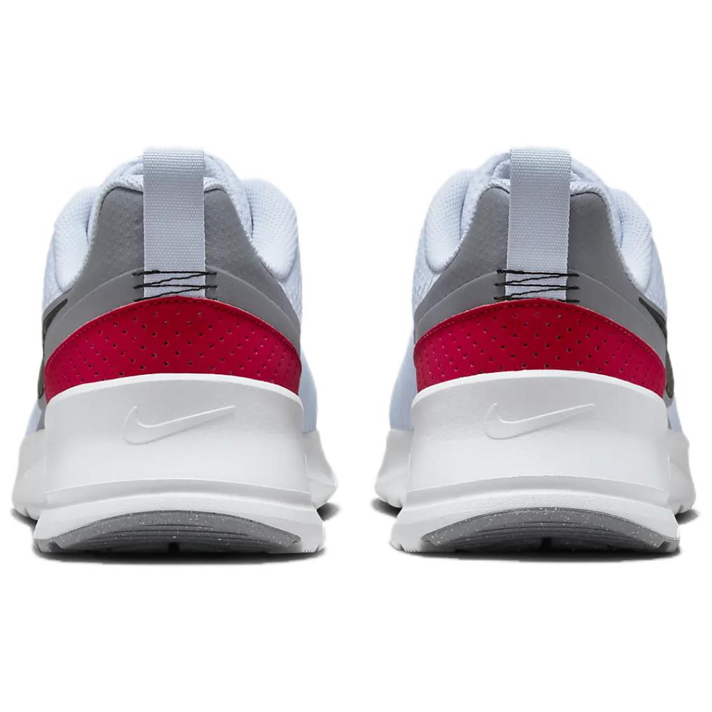 Nike Air Max Nuaxis Football Grey White Gym Red Herr Sneakers Svart FD4329-002