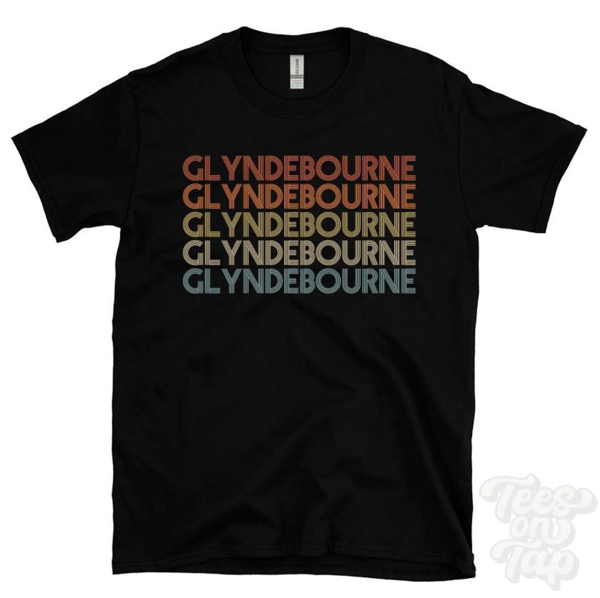 Glyndebourne UK Retro Style Graphic Tee Place Name Gift Shirt Unisex S-3XL XXL