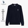 Men's Wool Blend Polo Sweater