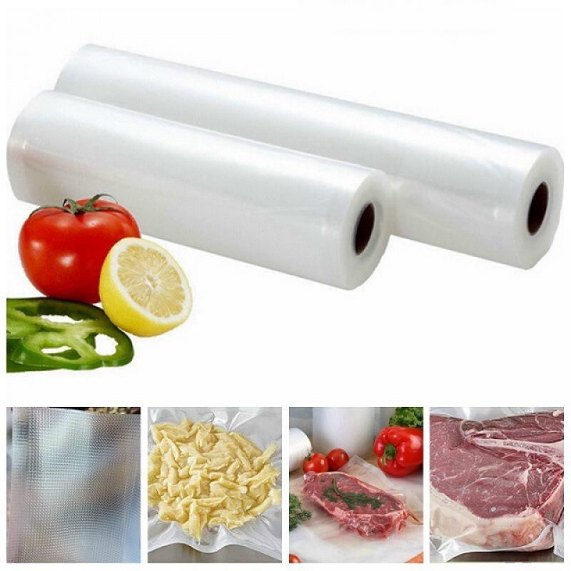 Textured Vacuum Food Storage Bags - Household & Commercial Use, Single-Sided Fresh-keeping Bags.