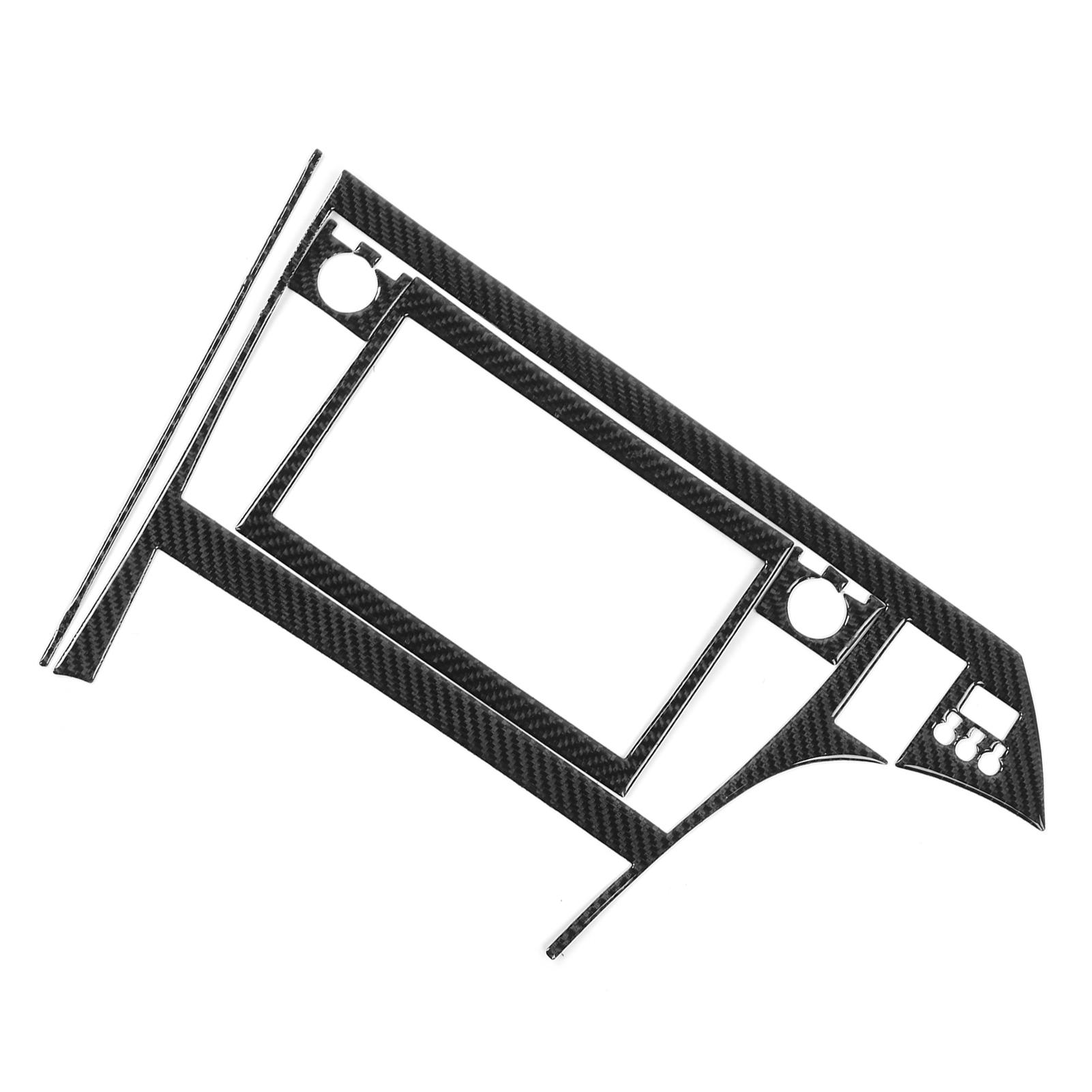 

7pcs Navigation Panel Trim Cover Carbon Fiber Sticker Decoration Fit for Prius 2012‑2015 RHD