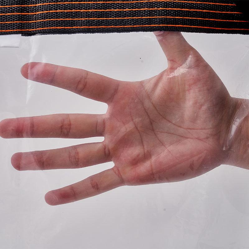 Prelată PE Groasă Transparentă Impermeabilă: Husă de ploaie de exterior rezistentă la vânt, termoizolantă și rezistentă la umiditate