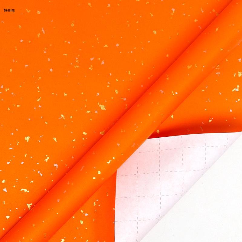 High-End Gold Foil White Kraft Paper Roll, 80g, 10m - Perfect for Birthday Gift Wrapping in Rich Colors