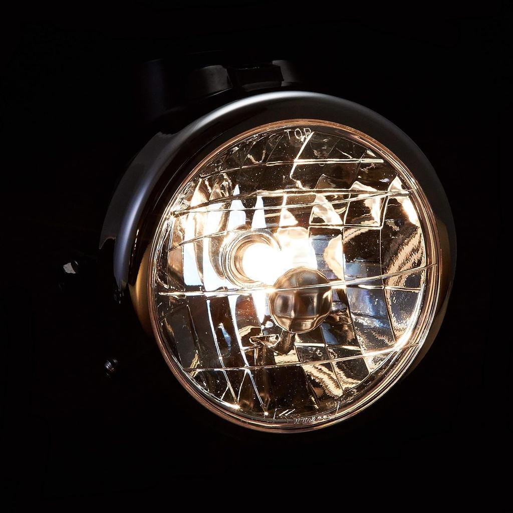 KITACO Headlight Assembly for Ape Ape Multi-Reflector Monkey, Gorilla, 50, 100, Etc., Black, 800-1083300