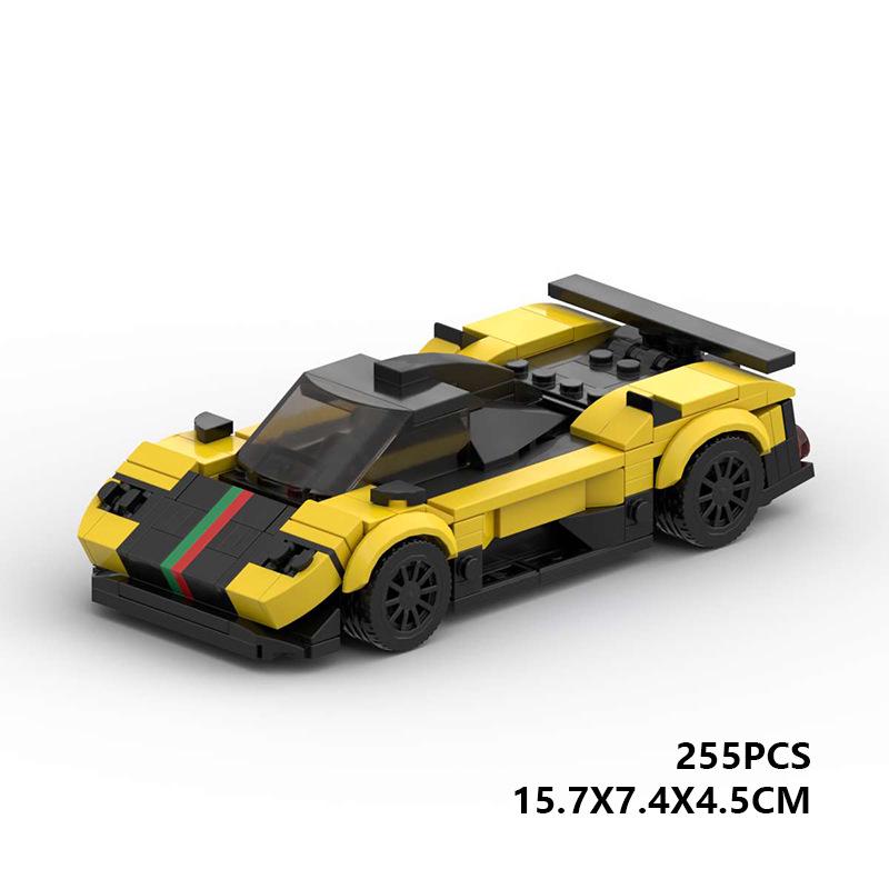 

MOC Блоки, совместимые с LEGO Модель спортивного автомобиля Pagani - Креативная сборка, Игрушка гоночный автомобиль, Мелкие детали, Развивающий подарок.