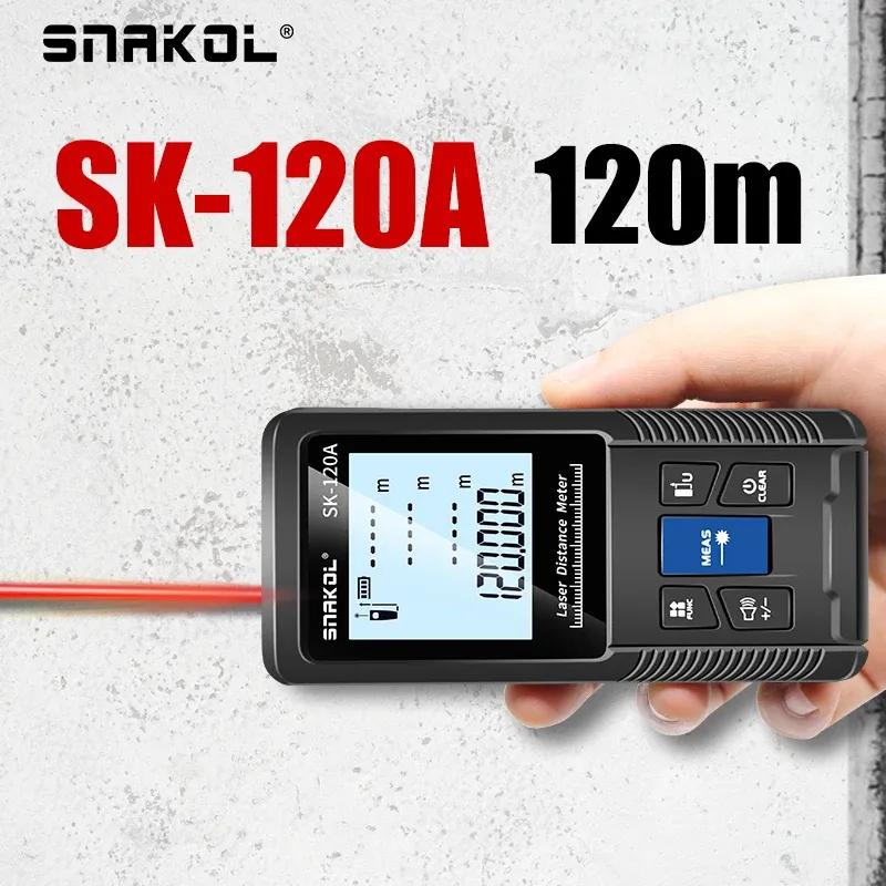 SNAKOL Laser-Entfernungsmesser Maßband Gerät - Digitaler Lineal Testwerkzeug 40m/50m/70m/100m/120m Entfernungsmesser Reichweitenmesser