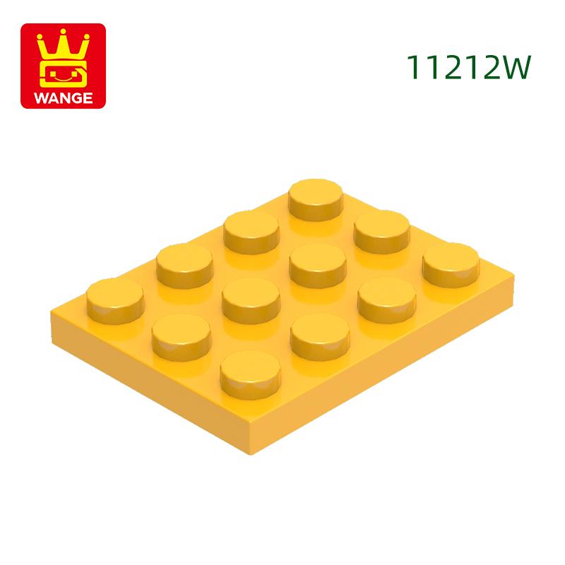 Non-Toxic 61Pcs/Lot 11212W Plate 3 X 4 Building Block Moc Color Accessories Compatible With Brick Diy Children'S Toy Assembly Parts