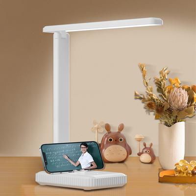 USB Rechargeable Table Lamp LED Reading Light Eye Protection 3 Levels Dimmable Touch   Foldable Bedside Student Dorm Desk Lamps