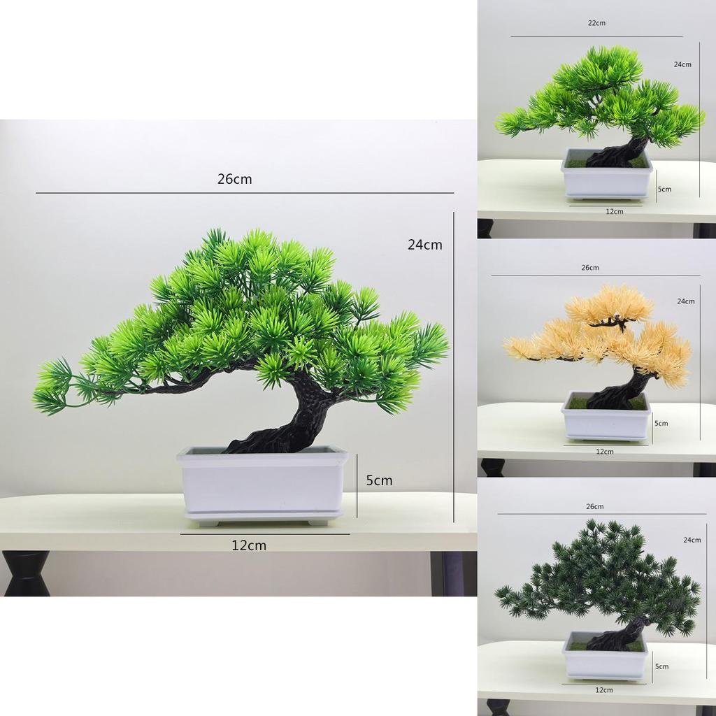 Faux Pine And Branches Decorative Plant For Garden And Living Room