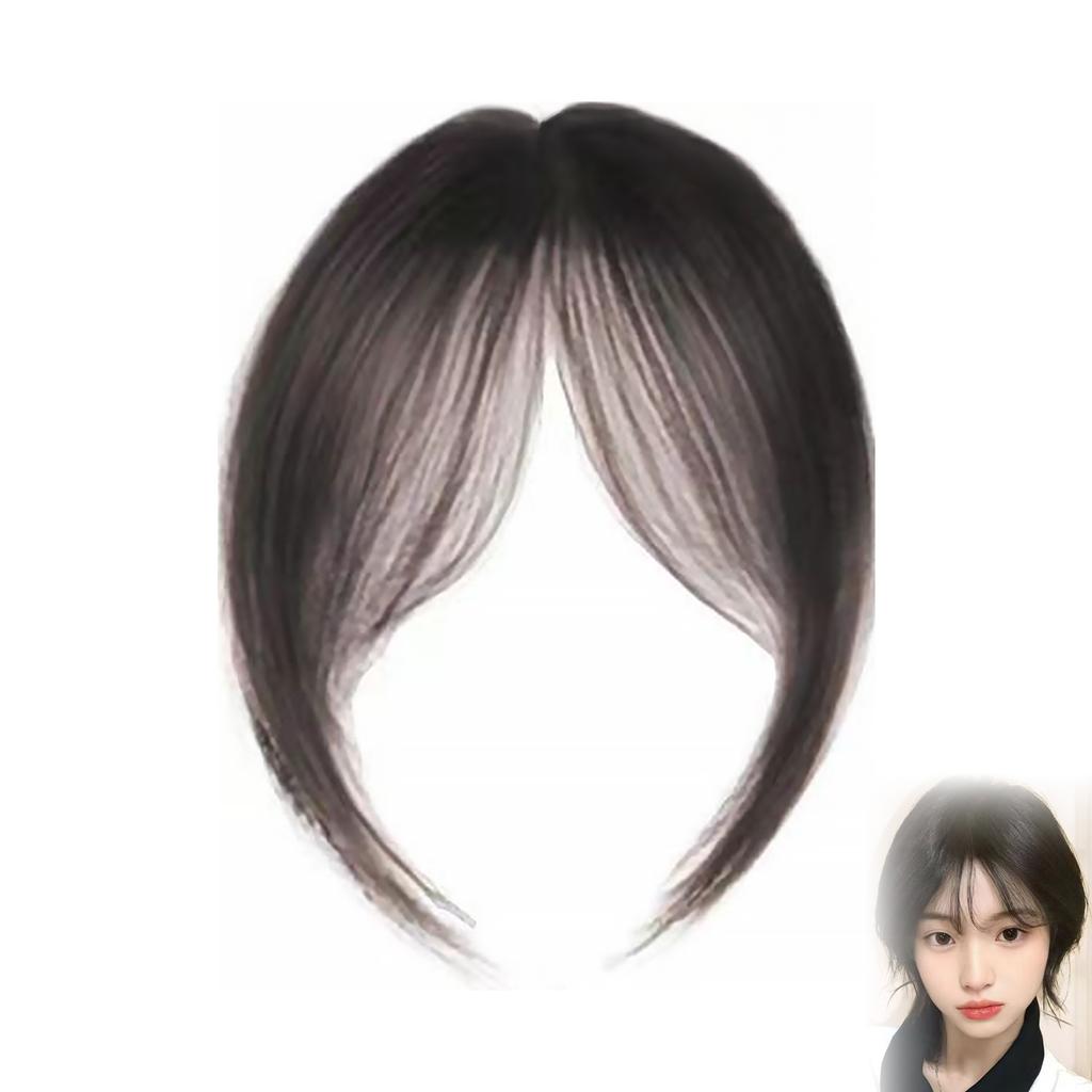 Natural Hair Bangs Side Fringe for Women Soft Breathable Not Hurt Hair Odorless Wig for Woman Girls Daily Use Hair Styling