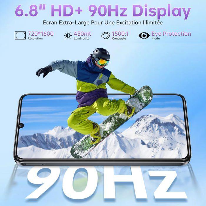 Smartphone - OUKITEL - C51 - 18 GB RAM - 128 GB - 6,8 Zoll - 5150 mAh - Dual-SIM - GPS