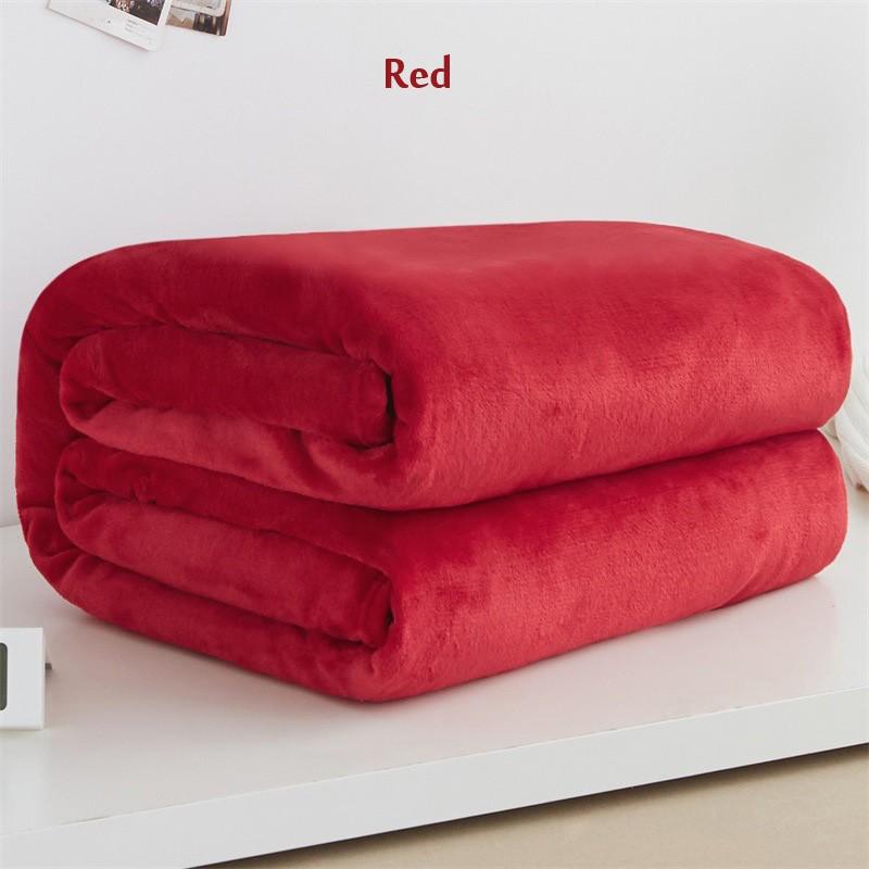 Weiche Decke Einfarbig Fleece Bett Werfen Handtuch Bettwäsche Blatt Für Erwachsene Hause Schlafzimmer Sofa Reise Büro Nickerchen Decken