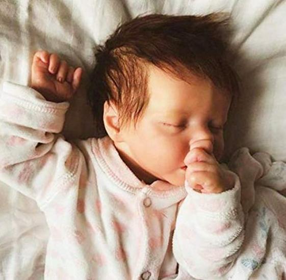 18-Inch Sleeping Twin A Reborn Baby Doll - Girl Cloth Body