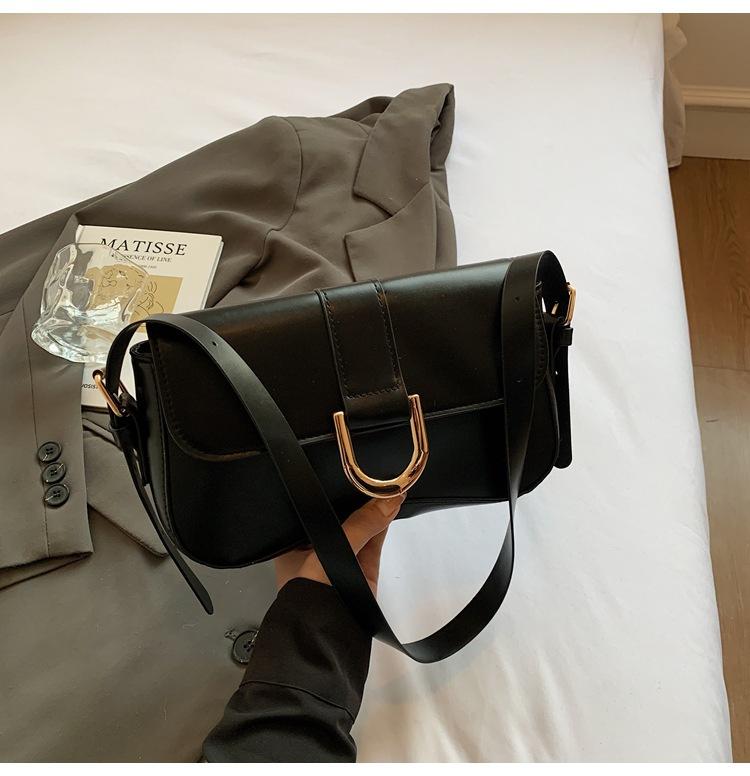 

French niche underarm bag 2025 summer new shoulder messenger women s bag trendy versatile temperament high-end small square bag