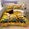 Minions Selfie Fun Moment Print 3Pcs Bedding Setduvet Cover With 2 Bedropillowcase Home Birthday Gift