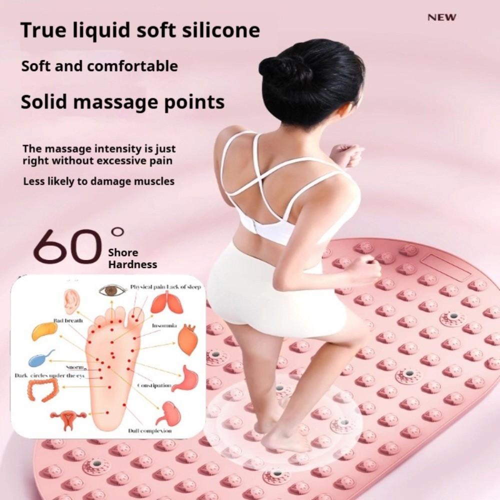 Liquid Silicone Acupressure Mat 45x75cm Foot Mat for Acupressure Anti-Fatigue Home Fitness