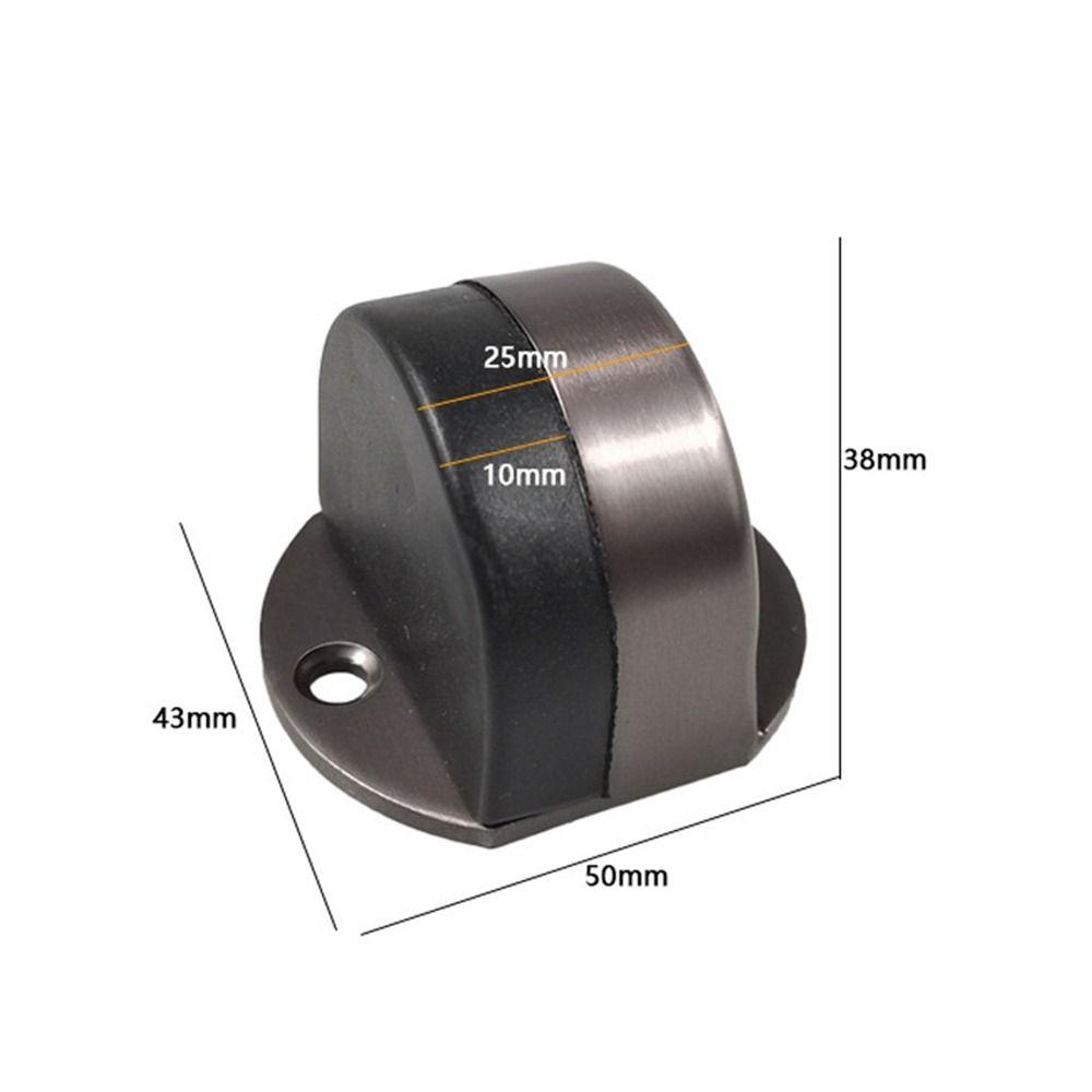 New Stainless Steel Door Stopper Non Punching Anti-collision Door Suction Nail-free Hardware Door Holder Furniture