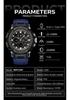 SANDA 3390 New Sports Men's Watches Military Digital Watch Waterproof Wristwatch for Male Clock Shock Relogios Masculino