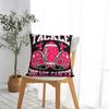 Tackle Cancer Football Pink Ribbon Breast Cancer Awareness Square Pillowcases Sofa Cushion Cover Decorative Throw Pillow Case