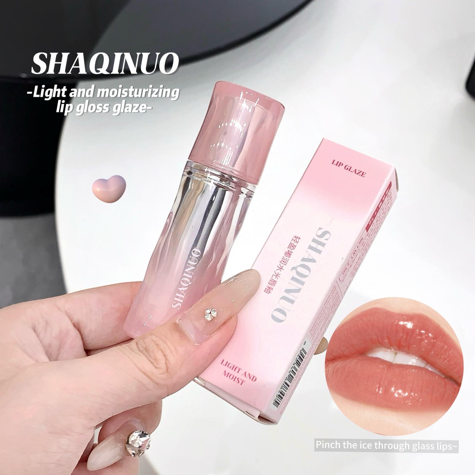 

SHAQINUO Легкий и влажный блеск для губ Lip Glaze