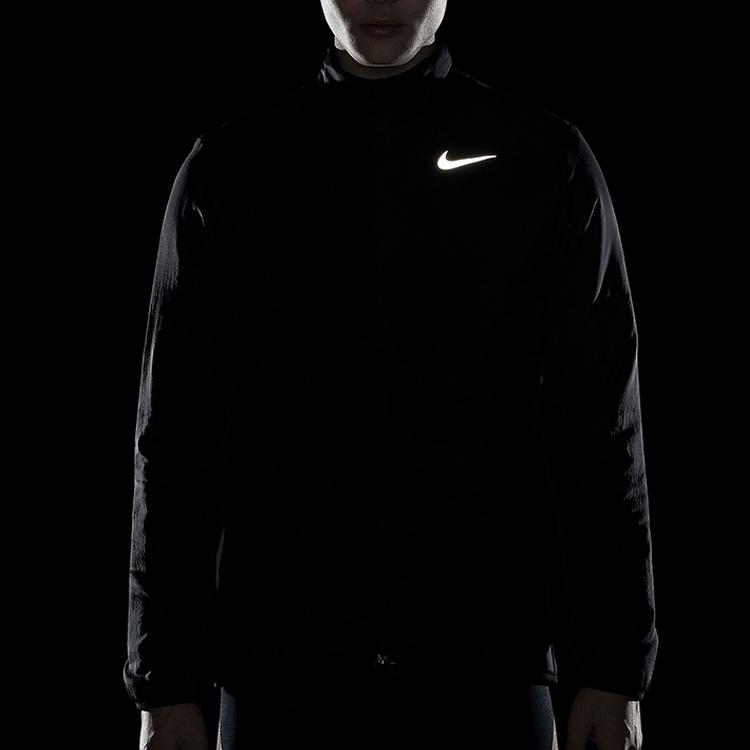 Nike Casual Sports Stand Collar Zip-Up Cotton Jacket Men Outerwear Black BV4875-010