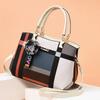 Fashionable Female Handbag With Large Capacity And Inner Zipper Pockets For Daily Carry
