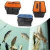 Floating Fishing Basket Fish Basket Heavy Duty Fishing Supplies Fishing Holder with 10M String Quick Drying Folding Fish Cage